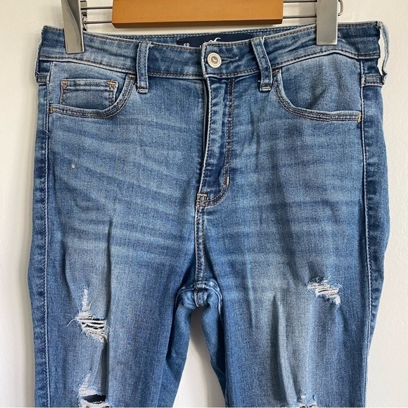 HOLLISTER High-Rise Super Skinny Stretchy Jeans • Medium Wash • 5R 27 - Picture 2 of 11
